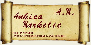 Ankica Markelić vizit kartica